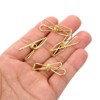 Unique Bargains Wire Hollow Out Clips Metal Prevent Tearing Pages Home Office Paper Clip 100 Pcs - 4 of 4