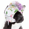Pet Life Botanic Bark Floral Adjustable Fashion Canopy Brimmed Dog Hat Cap, LG - 2 of 4