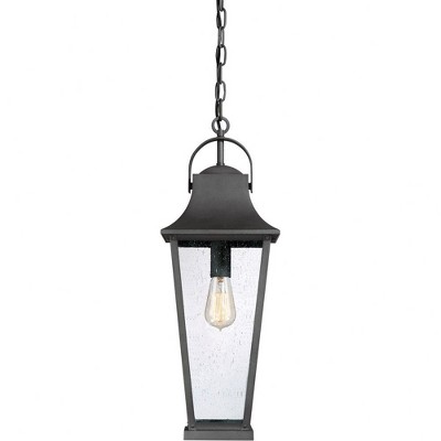 Galveston Mini Transitional 1-Light Mottled Black Pendant