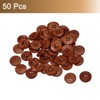 Unique Bargains Wooded Sewing DIY Craft Clothing Sewing Round Buttons 50 Pcs - 3 of 4