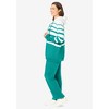 Woman Within Plus Size Striped Full Zip Jacket Set - 4 of 4