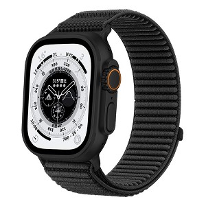 HTUTWOO Nylon Loop Apple Watch Band, Sport Woven Strap 38/40/41/42/44/45/49mm for iWatch Series 11 10 9 8 7 6 5 4 3 2 1 SE Ultra for Women Men - 1 of 4