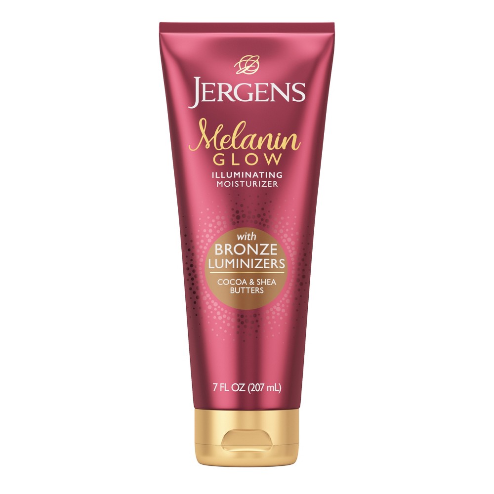 Photos - Cream / Lotion Jergens Natural Glow Melanin Glow Body Lotion - Bronze - 7 fl oz