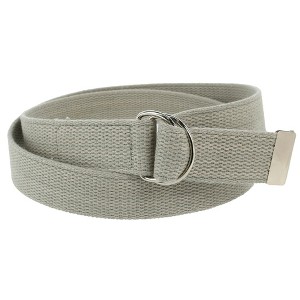 CTM Cotton Web 1.25 Inch Belt with D Ring Buckle - 1 of 4