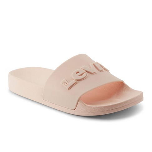 Levi s Womens 3d Slide Slip On Sandal Shoe Blush Size 7 Target