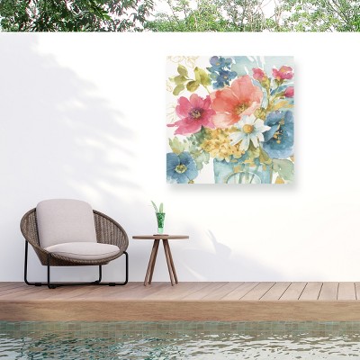 "My Garden Bouquet II" Outdoor Canvas