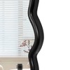 Vynxaria 41.7 in. Wx1. 18in. H Wood Wavy Black Vanity Mirror-Modern Wall Decor for Bathroom, Bedroom, Living, Dining Room - 3 of 4