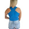 Women's Cross My Heart Tank Top - day + moon - 2 of 4