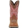 Lady Rebel by Durango Women's Red Waterproof Composite Toe Western Work Boot - 3 of 4