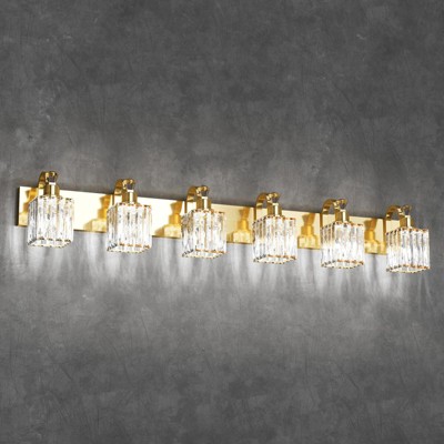 Modern Crystal Bathroom Vanity Lights Gold Bathroom Light Fixtures Crystal Vanity Shower Lights Over Mirror