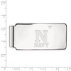 Black Bow Jewelry Sterling Silver Navy Midshipmen NCAA Money Clip - 2 of 3