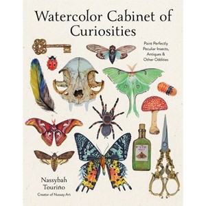 Watercolor Cabinet of Curiosities - by  Nassybah Touriño (Paperback) - 1 of 1