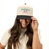Simply Sage Market Embroidered Pickleball Social Club Canvas Trucker Hat - Adult - Black - 3 of 3