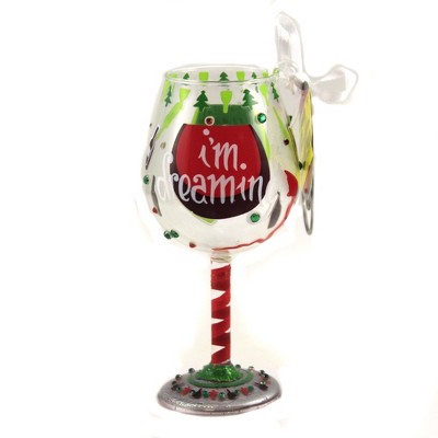 Holiday Ornament 4.0" Dreaming Of Wine Lolita Christmas  -  Tree Ornaments
