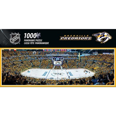 MasterPieces NHL Nashville Predators 1000 Piece Panoramic Stadium Jigsaw Puzzle