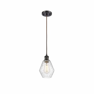 Cindyrella - 1 Light Cord Hung Mini Pendant In Industrial Style-10 Inches Tall and 6 Inches Wide - 1 of 1