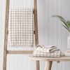 Laura Ashley Ginny 100% Cotton Terry- 3 Piece- Towel Set  Brown- 3 Pc Towel Set - 3 of 4