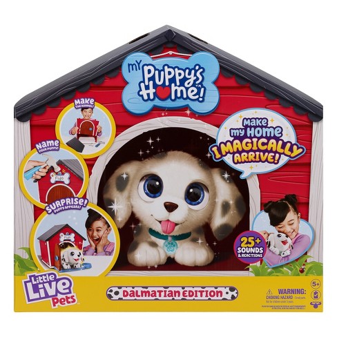 Plush Toy Dog, Dog House Care Pet Play Set,pet Toy Puppies And Accessories