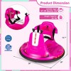 Honeyjoy 12V Bumper Car for Kids Toddlers Electric Ride On Car Vehicle with 360° Spin Blue/Pink/Red/Purple - 3 of 4