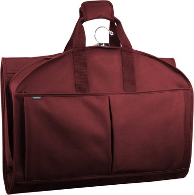 WallyBags 48" Deluxe Tri-Fold Travel Garment Bag with three pockets