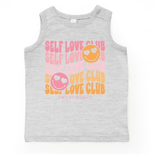 The Juniper Shop SmileyWorld Self Love Club Wave Toddler Tank - 1 of 4