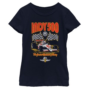 Girls Indy 500 Greatest Racing Flags T Shirt - 1 of 4