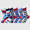 Alpine Swiss Mens Cotton 24 Pack Dress Socks Solid Ribbed Argyle Shoe Size 6-12 - 2 of 4