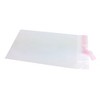 UOFFICE Clear Resealable Cellophane Bags, 5.9" x 9.8" with Hanging Header 1.2 Mil - 2 of 4