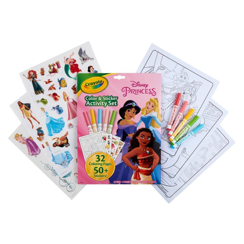 Crayola Princess Color &#38; Sticker Activity Set, 2 of 8