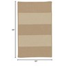 Colonial Mills Newport Textured Stripe Braided Rug, Naturals 5'x8', Rectangle Shape - 2 of 4