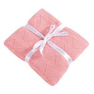 Microfiber Cable Knitted Blanket,Super Soft Bed Blanket - NTBAY - 1 of 4