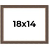 PosterPalooza | Elegant Brown Picture Frame - UV Acrylic, Backing Board, Hanging Hardware Included - 2 of 4