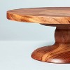 Short Wood Cake Stand - Hearth & Hand™ with Magnolia - image 3 of 4