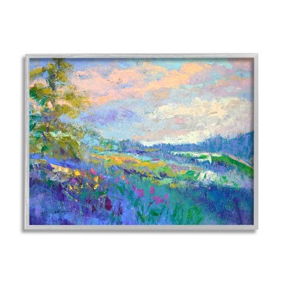 Stupell Modern Hill Woodland Landscape Framed Giclee