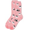 Memoi Cup o' Cats Bamboo Blend Crew Socks - 3 of 4