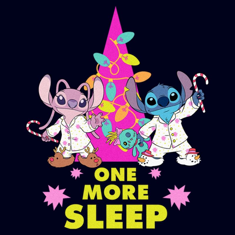 Men's Lilo & Stitch One More Sleep T-Shirt, 2 of 6