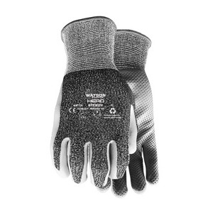 Watson Gloves S Polyester Stealth Hero Black Dipped Gloves - 1 of 1