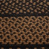 Black & Tan Jute Rug Oval w/ Pad 60x96 - 3 of 3