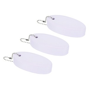 Unique Bargains Marine Sailing Water Sports Floating Oval Buoyant Keychains 3 Pcs - 1 of 4