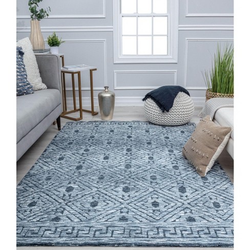 Rugs America Gianna Ga35a Transitional Diamond Area Rug For Dining Room ...