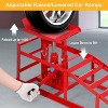 Acekool 2-Piece Hydraulic Lifts | 11,000LB Capacity | 9.8"-15" Height Adjustment | Auto/Truck Service System for Oil Changes & Frame Work - 3 of 4