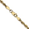 Black Bow Jewelry 3.5mm 10k Yellow Gold Diamond-Cut Solid Rope Chain Necklace - 4 of 4
