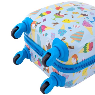 Kids' Ice Cream Print 5-Piece Hard Shell Spinner Luggage Set