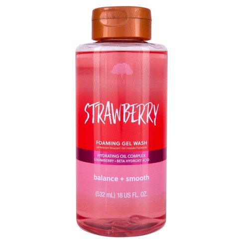 Tree Hut Strawberry Foaming Gel Body Wash - 18 Fl Oz : Target