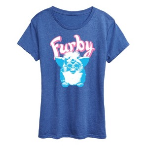 Women's - Furby - Photoreal Furby Logo Short Sleeve Graphic T-Shirt - 1 of 4