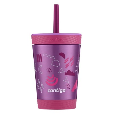 Contigo Kids 12oz Stainless Steel Spill-Proof Elements Tumbler with Straw