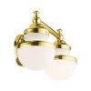 Livex Lighting Oldwick 2 - Light Vanity in  Polished Brass - 4 of 4