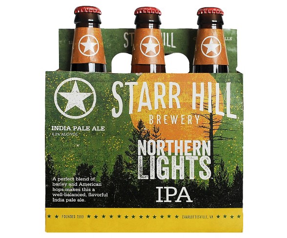 Starr Hill&#174; Northern Lights IPA - 6pk / 12oz Bottles