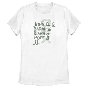Women's Outer Banks Name Stack T-Shirt - 1 of 4