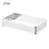 Unique Bargains Stainless Steel Non-stick Durable Heat-resistant Cake Mousse Ring 2 Pcs - 3 of 4